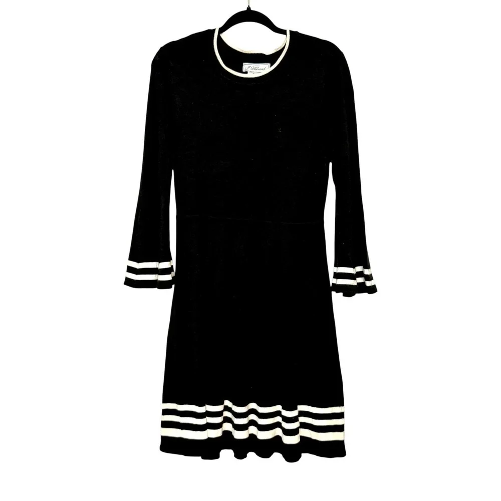 Vintage Retro Mod Sweater Dress Women Size Medium Classic French Girl Preppy‎